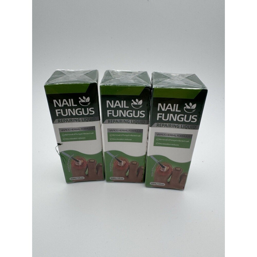 Vapios Nail Fungus Repairing Liquid 30ml - 3 Pack